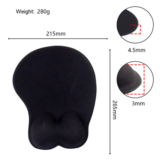 3D Mousepad Kuroinu Anime Silicone Sexy Boobs Mousepad