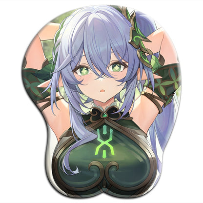 Genshin Impact Nahida 3D Oppai Gaming Mouse Pad Big Breasts Mousepad - Fan Made Merchandise
