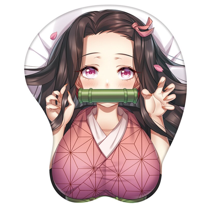 Oppai Mouse Pad - Shinobu Nezuko Anime Sexy Mousepad +10 versions