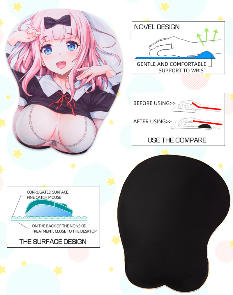 Custom Anime 3D Mouse Pad Oppai