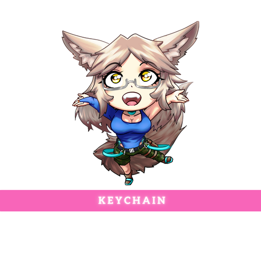[SandyLightning] Acrylic Keychain Chibi