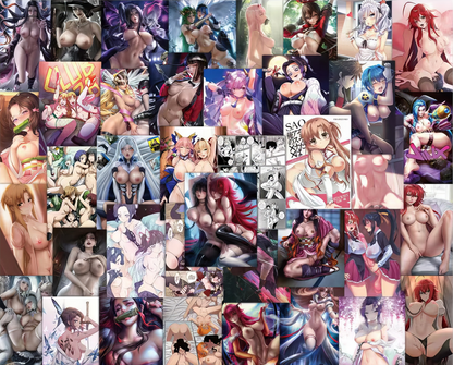 [+20 STYLES] 50PCS Anime Girl Pinup Sexy Waifu Sticker