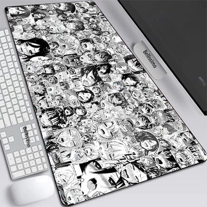Anime Ahegao Desk Mat - Large Mouse Pad Hentai Manga - Gaming Gift