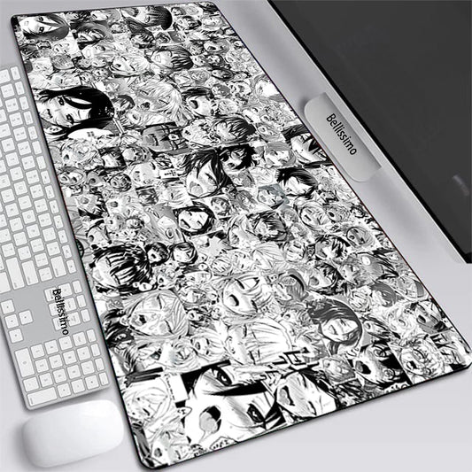 Anime Ahegao Desk Mat - Large Mouse Pad Hentai Manga - Gaming Gift