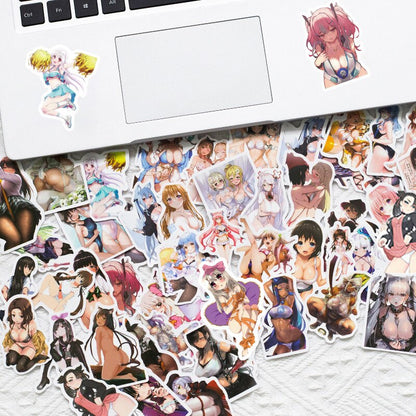 10/30/50PCS Stickers Waifu Sexy Kawaii Anime