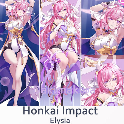Dakimakura Elysia Honkai Impact Pillowcase Hugging Pillow