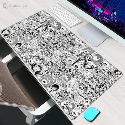 Anime Ahegao Desk Mat - Large Mouse Pad Hentai Manga - Gaming Gift