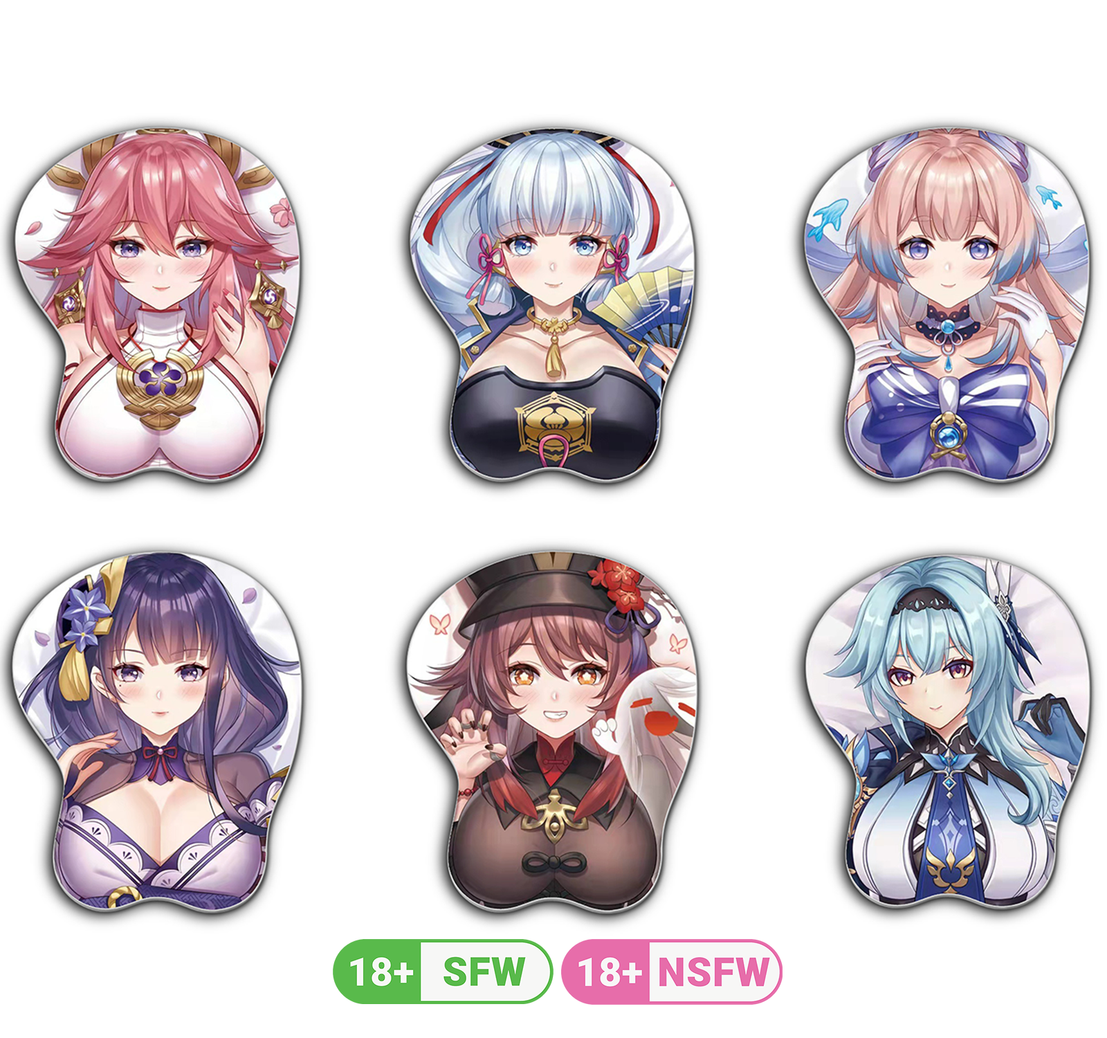 boobs mousepad genshin, oppai mousepad, genshin impact mousepad, genshin boobs mouse pad,