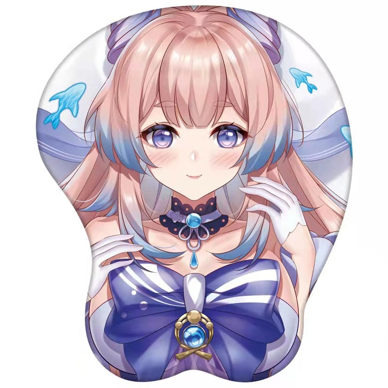 3d mousepad kokomi, boobs mousepad genshin, oppai mousepad, genshin impact mousepad, genshin boobs mouse pad,