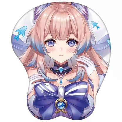 3d mousepad kokomi, boobs mousepad genshin, oppai mousepad, genshin impact mousepad, genshin boobs mouse pad,