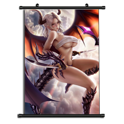 Anime Poster Wall Scroll Painting - 2 versions