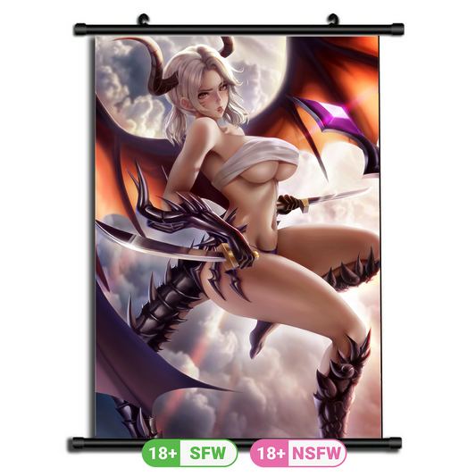 Anime Poster Wall Scroll Painting - 2 versions