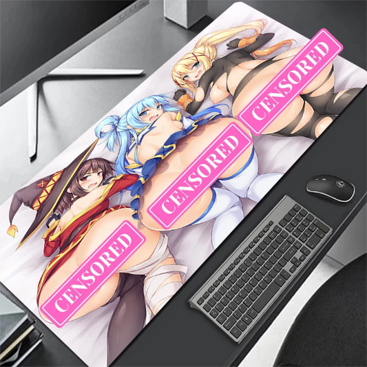 Anime Mouse Pad - Large Desk Mat Manga - Gaming Gift