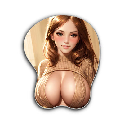 boobs mousepad , oppai mousepad, 3d mousepad, boobs mouse pad, 3d mouse pad boobs oppai, custom 3d mouse pad, custom boobs mouse pad,