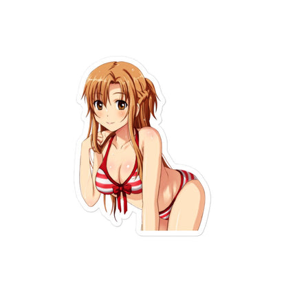 Waterproof Sticker Bikini Girl - Ecchi Anime Waifu
