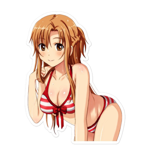 Waterproof Sticker Bikini Girl - Ecchi Anime Waifu