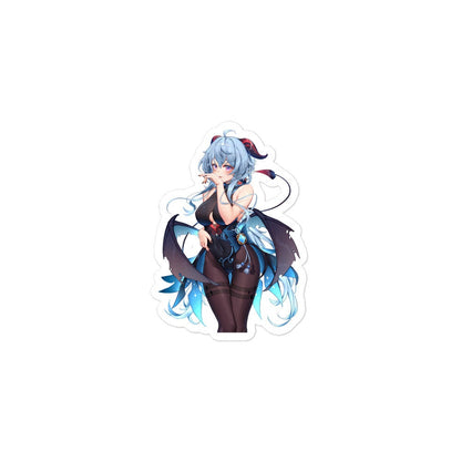 Anime Girl Sticker Ganyu Genshin Impact Waterproof Waifu - Fan made merchandise