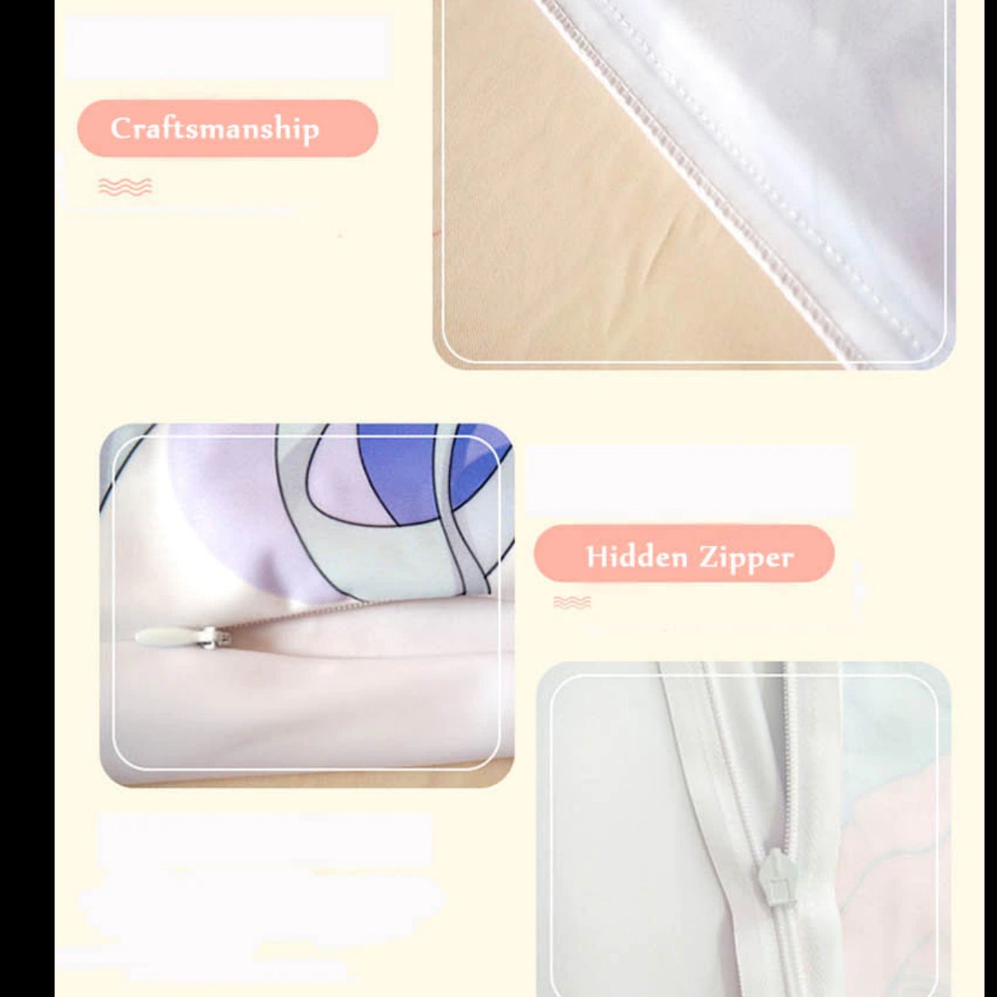 Custom Made Dakimakura - Body Pillow Cover - Anime Pillow Case
