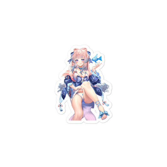 Anime Girl Sticker Kokomi Genshin Impact Waterproof Waifu - Fan made merchandise
