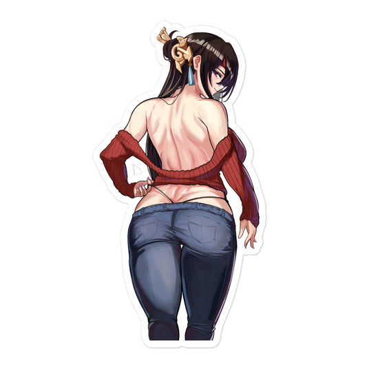 Anime Sexy Girl Sticker Beidou Genshin Impact Waterproof Waifu - Fan made merchandise