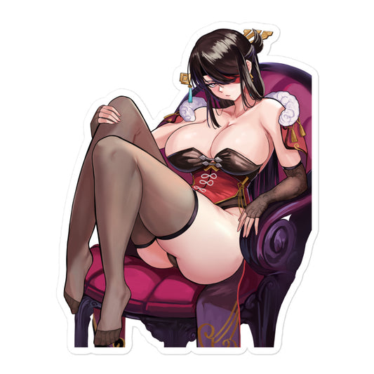 Anime Sexy Girl Sticker Beidou Genshin Impact Waterproof Waifu - Fan made merchandise