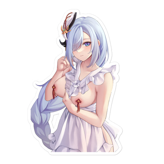Anime Sexy Girl Sticker Shenhe Genshin Impact Waterproof Waifu - Fan made merchandise