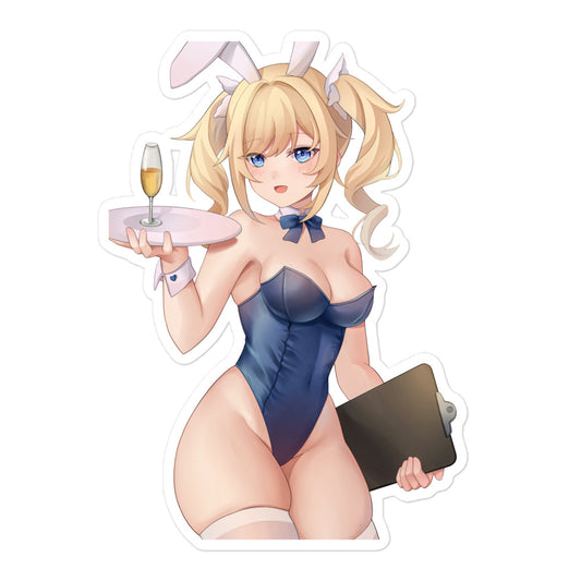 Anime Sexy Girl Sticker Barbara Genshin Impact Waterproof Waifu - Fan made merchandise